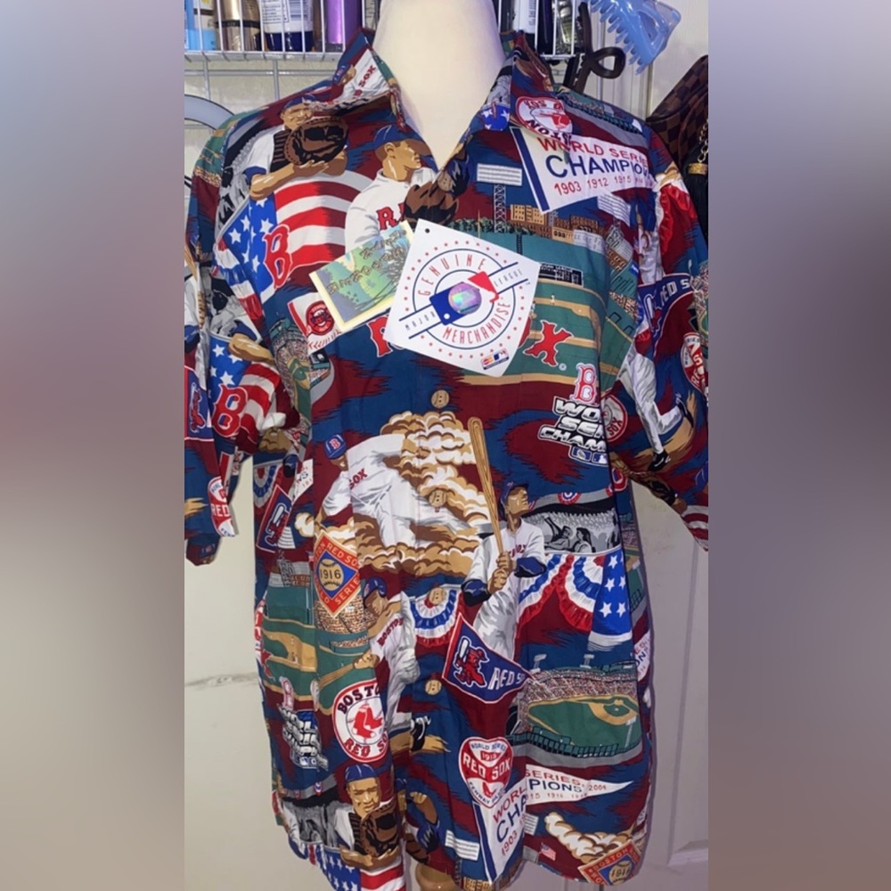Reyn Spooner Baseball Button Up - Picture 1 of 7